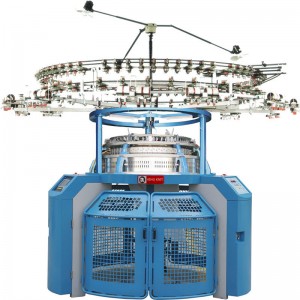 مصنع عالية السرعة المحوسبة مزدوجة جيرسي آلة الحياكة الدائرية